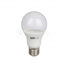 Лампа светодиодная для растений PPG A60 Agro 9Вт грушевидная CLEAR E27 IP20 Jazzway 4895205008946