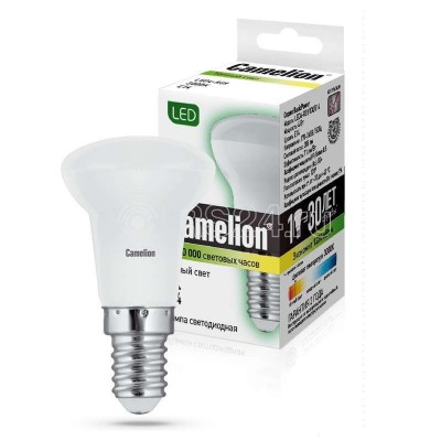 Лампа светодиодная LED4-R39/830/E14 4Вт 220В Camelion 13353