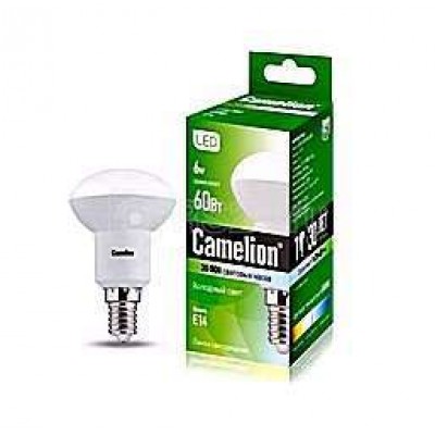 Лампа светодиодная LED6 R50/845/E14 6Вт 4500К белый E14 480лм 220-240В Camelion 11659