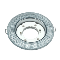 Светильник встраиваемый GX53R-R12L-crystal под лампу GX53 с подсветкой 230B Прозрачный/ Хром IN HOME