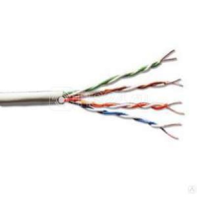 Кабель FTP 4х2х23AWG кат.6 медь 305м (м) Rexant 01-0147