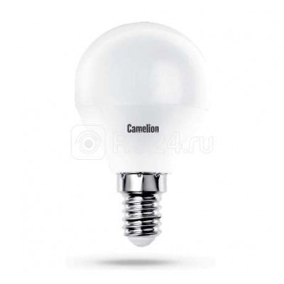 Лампа светодиодная LED8-G45/830/E14 8Вт шар 3000К тепл. бел. E14 720лм 170-265В Camelion 12391