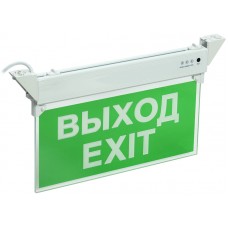 Светильник светодиодный ССА 2101 "ВЫХОД-EXIT" 3ч 3Вт ВЫХОД-EXIT IP20 аварийный ИЭК LSSA0-2101-3-20-K03