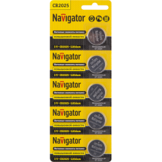 Элемент питания Navigator 94 764 NBT-CR2025-BP5