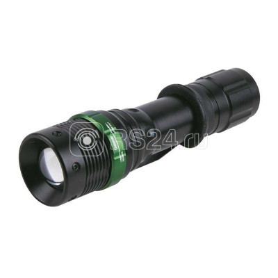 Фонарь E142 (аккум. 220В CREE 3Вт пласт. бокс; черн.) Ultraflash 12187