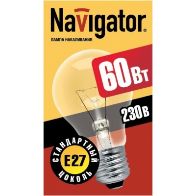 Лампа Navigator 94 300 NI-A-60-230-E27-CL