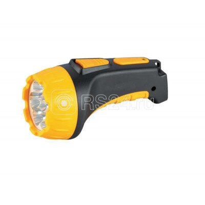 Фонарь LED 3807 (аккум 220В черн/жел. 7 LED; 2 режима SLA пласт. короб) Ultraflash 9216