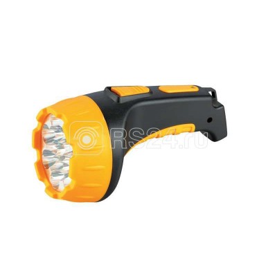 Фонарь LED 3815 (аккум 220В черн/жел. 15 LED; 2 режима SLA пласт. короб) Ultraflash 9217