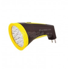 Фонарь LED 3815M (аккум. 220В черн./жел. 15 LED 2 режима SLA пласт. коробка) Ultraflash 12869