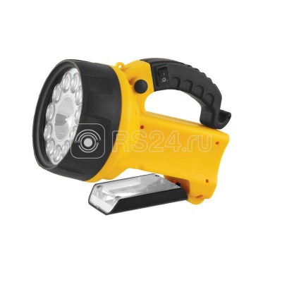 Фонарь UF3753LED (аккум 220В/12В жел. 11 LED; + галоген. 4В 2А-ч пласт. короб) Ultraflash 8311