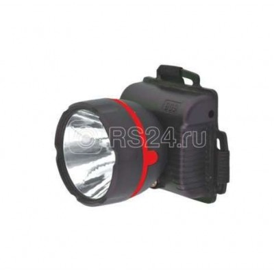 Фонарь налобный 909LED1 (1LED 1 режим; 3хR6 черн.) Ultraflash 11780