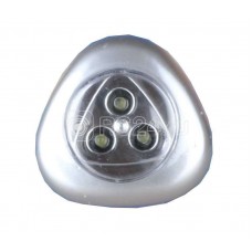 Фонарь-стикер LED 6244 (3LED; 3хR03 серебр.) Ultraflash 10478