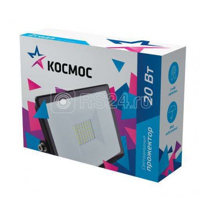 Прожектор 10Вт 800лм 6500К IP65 Космос K_PR5_LED_10