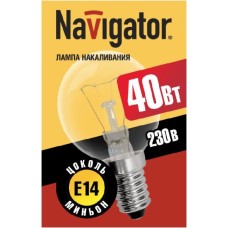 Лампа Navigator 94 314 NI-C-40-230-E14-CL (КНР)