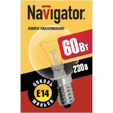 Лампа Navigator 94 316 NI-C-60-230-E14-CL (КНР)