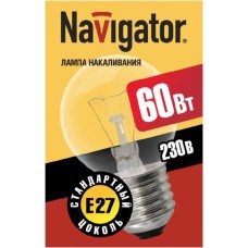 Лампа Navigator 94 312 NI-C-60-230-E27-CL (КНР)