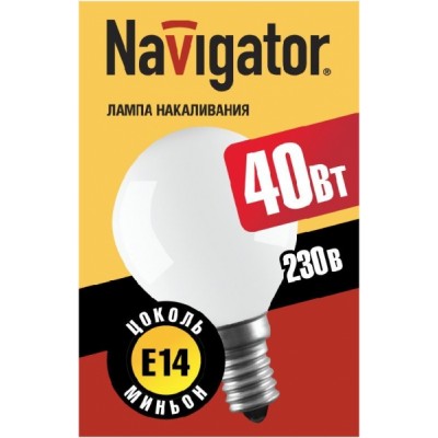 Лампа Navigator 94 315 NI-C-40-230-E14-FR