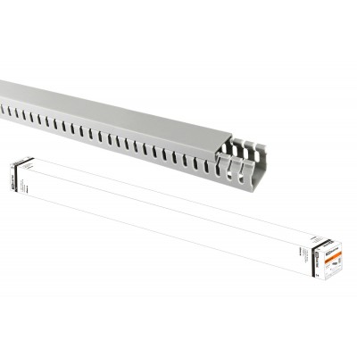 Кабель-канал перфорированный 25х25 перфорация 4/6мм TDM (60 м)