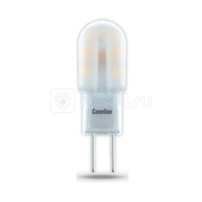 Лампа светодиодная LED1.5-JC/830/G4 1.5Вт капсульная 3000К тепл. бел. G4 115лм 12В Camelion 12021