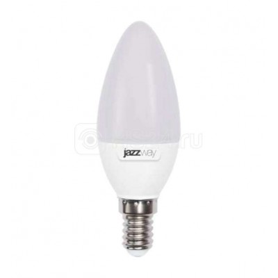 Лампа светодиодная PLED-SP C37 7Вт свеча 3000К тепл. бел. E14 530лм 230В JazzWay 4690601027818