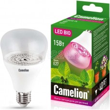 Лампа светодиодная LED15-PL/BIO/E27 15Вт 220В для растений Camelion 12770