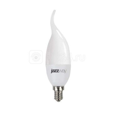 Лампа светодиодная PLED-SP CA37 7Вт свеча 2700К тепл. бел. E14 530лм 230В JazzWay 4690601027894