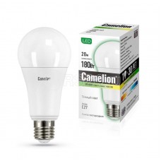 Лампа светодиодная LED20-A65/830/E27 20Вт 220В Camelion 13164