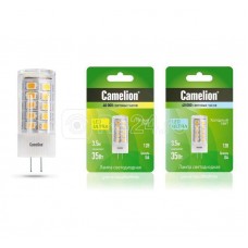 Лампа светодиодная LED3.5-JC/830/G4 3.5Вт 12В AC/DC Camelion 12665